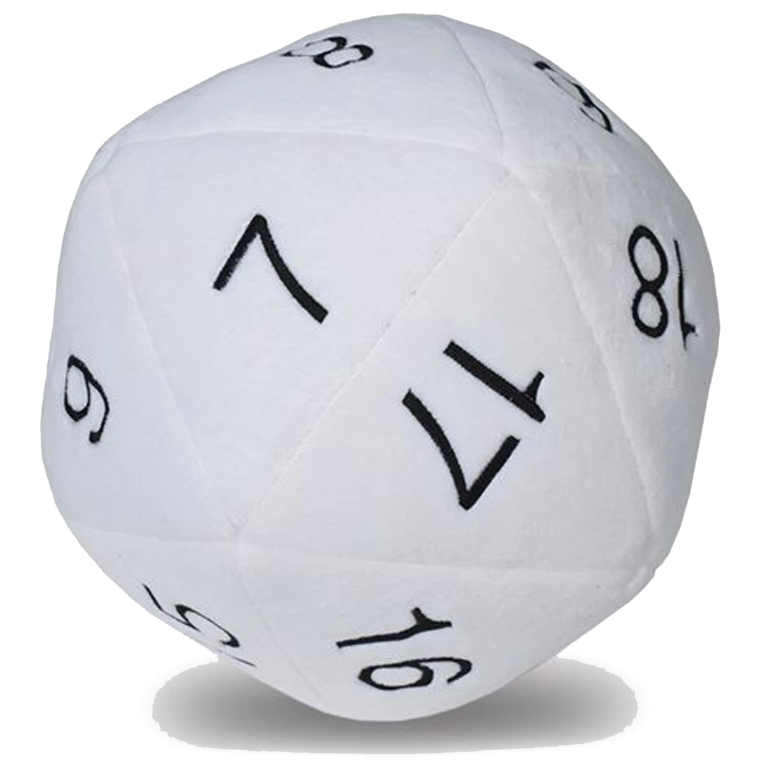 Best deal 🎁 (ONLINE) DRAGON IMPORTS & COLLECTIBLES LLC Plushes D20 Jumbo Plush Die (White) 🔥 3 (ONLINE) DRAGON IMPORTS & COLLECTIBLES LLC Plushes D20 Jumbo Plush Die (White)