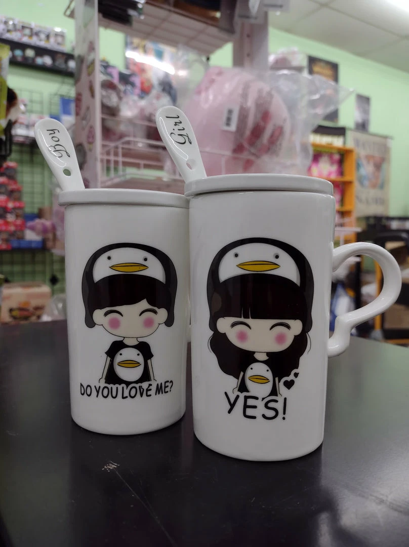 Brand new 𧨠(ONLINE) DRAGON IMPORTS & COLLECTIBLES LLC Cinaya Ceramic Mug With Lid Set βοΈ 6 (ONLINE) DRAGON IMPORTS & COLLECTIBLES LLC Cinaya Ceramic Mug With Lid Set