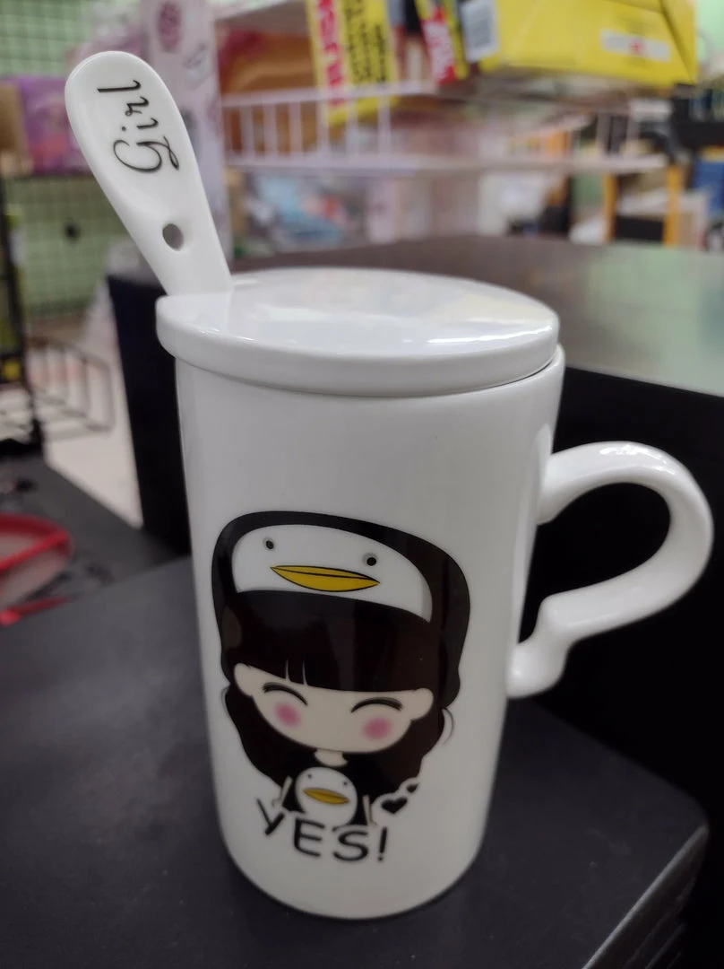 Brand new 𧨠(ONLINE) DRAGON IMPORTS & COLLECTIBLES LLC Cinaya Ceramic Mug With Lid Set βοΈ 5 (ONLINE) DRAGON IMPORTS & COLLECTIBLES LLC Cinaya Ceramic Mug With Lid Set