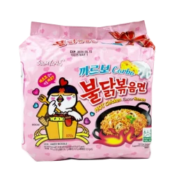 (ONLINE) DRAGON IMPORTS & COLLECTIBLES LLC Hot Chicken Flavor Ramen: Carbonara Flavor - SAMYANG