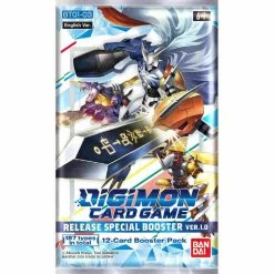 (ONLINE) DRAGON IMPORTS & COLLECTIBLES LLC Digimon Card Game - Release Special Booster Ver.1.0 Booster Box Games/TCG