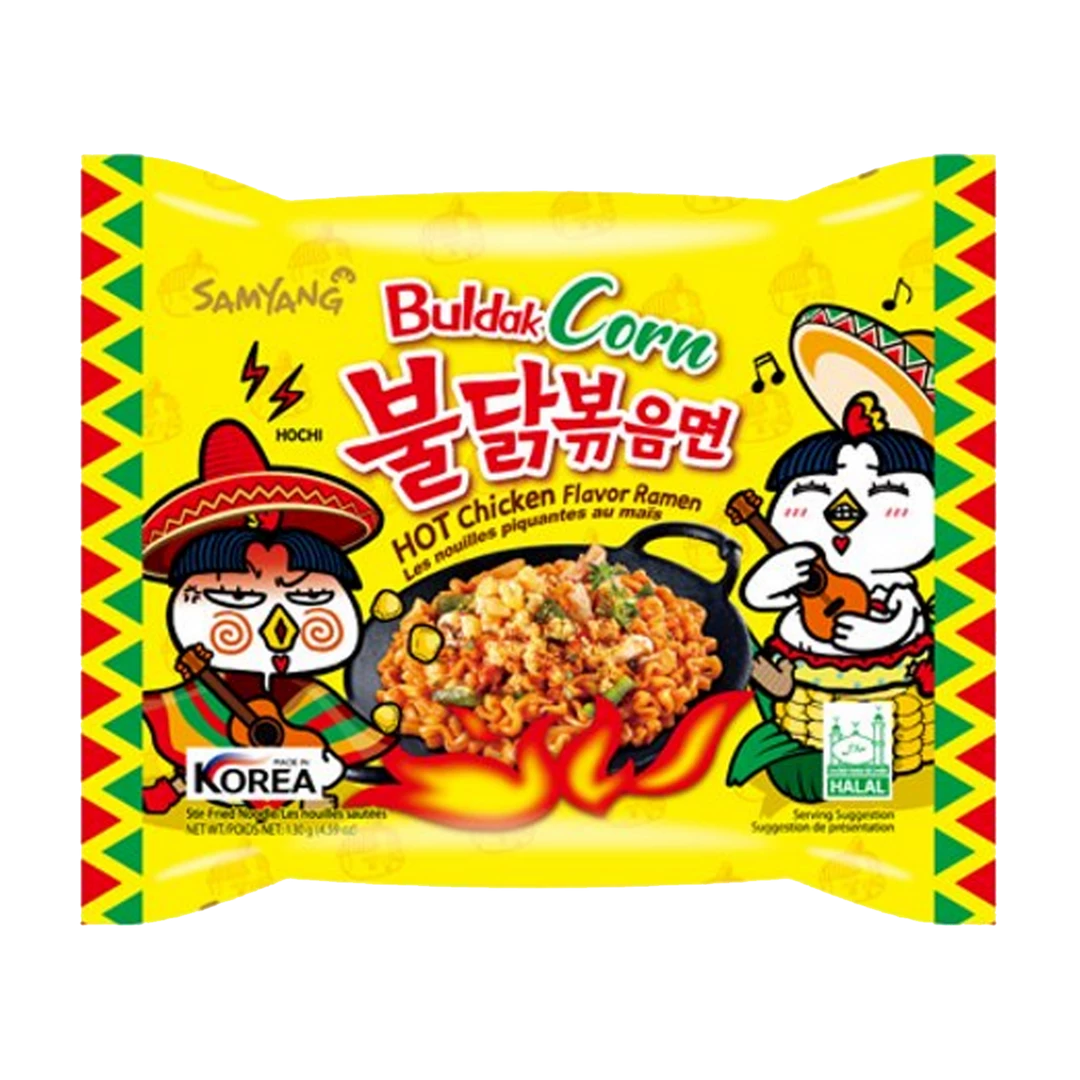 (ONLINE) DRAGON IMPORTS & COLLECTIBLES LLC Hot Chicken Flavor Ramen: Corn Flavor - SAMYANG Food