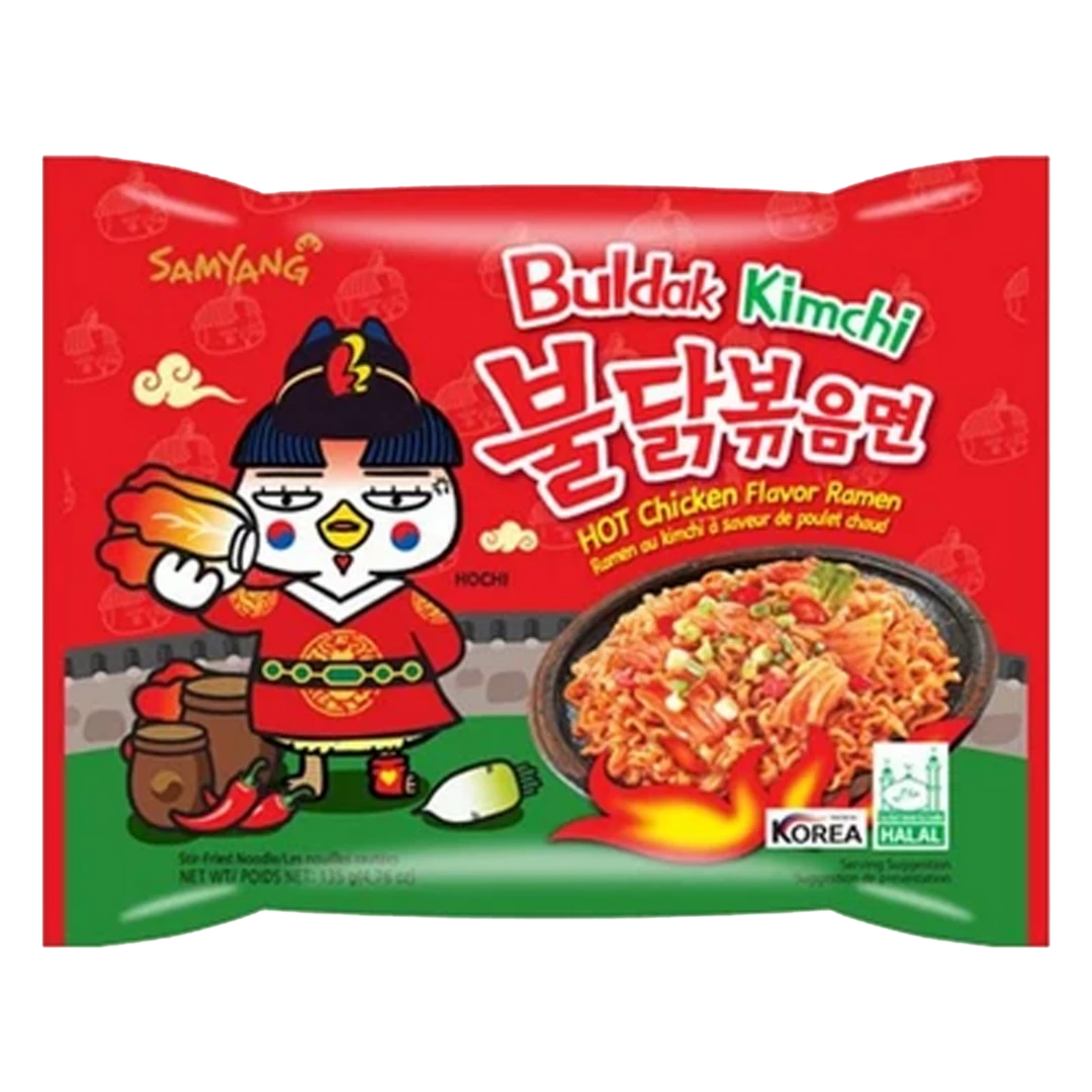 (ONLINE) DRAGON IMPORTS & COLLECTIBLES LLC Hot Chicken Flavor Ramen: Kimchi Flavor - SAMYANG