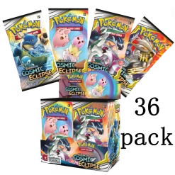 (ONLINE) DRAGON IMPORTS & COLLECTIBLES LLC Pokemon TCG (Sun And Moon) Cosmic Eclipse, 36 Pack Booster Box