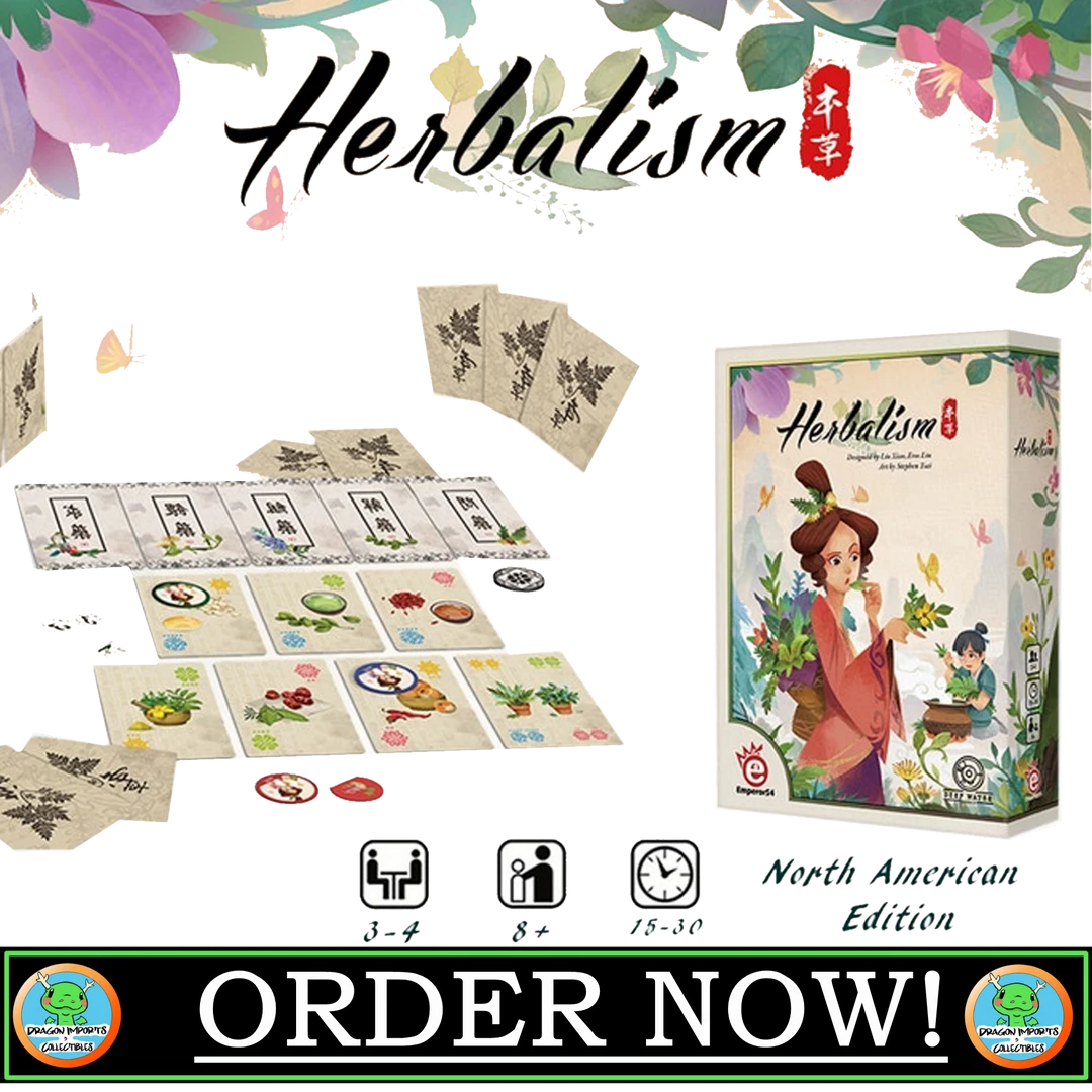 Promo ⌛ (ONLINE) DRAGON IMPORTS & COLLECTIBLES LLC Herbalism By Deep Water Games Games/TCG 🧨 3 (ONLINE) DRAGON IMPORTS & COLLECTIBLES LLC Herbalism By Deep Water Games Games/TCG