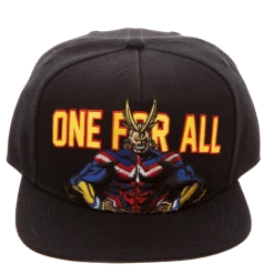 (ONLINE) DRAGON IMPORTS & COLLECTIBLES LLC Head Wear One For All! Snapback Hat- My Hero Academia