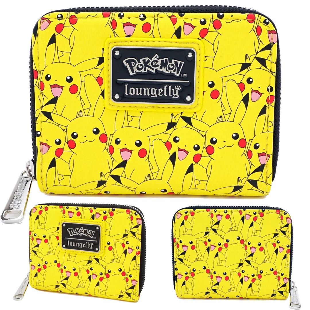 Budget 🤩 (ONLINE) DRAGON IMPORTS & COLLECTIBLES LLC Accessories POKEMON PIKACHU AOP ZIP AROUND WALLET - LOUNGEFLY X ✔️ 3 (ONLINE) DRAGON IMPORTS & COLLECTIBLES LLC Accessories POKEMON PIKACHU AOP ZIP AROUND WALLET - LOUNGEFLY X