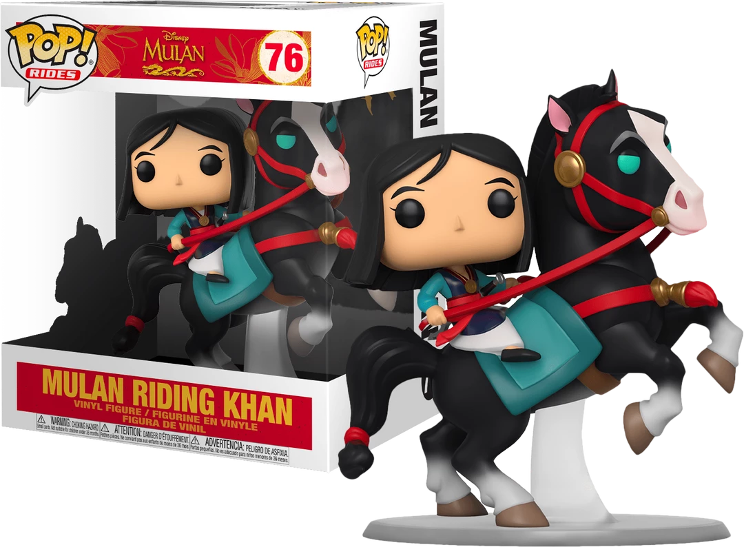 Top 10 π (ONLINE) DRAGON IMPORTS & COLLECTIBLES LLC Mulan With Khan: Mulan - Pop! Rides Vinyl Figure π 3 (ONLINE) DRAGON IMPORTS & COLLECTIBLES LLC Mulan With Khan: Mulan - Pop! Rides Vinyl Figure