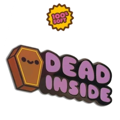 (ONLINE) DRAGON IMPORTS & COLLECTIBLES LLC Enamel Pins DEAD INSIDE - ENAMEL PIN