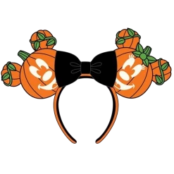 (ONLINE) DRAGON IMPORTS & COLLECTIBLES LLC DISNEY MICK-O-LANTERN HEADBAND X LOUNGEFLY Accessories