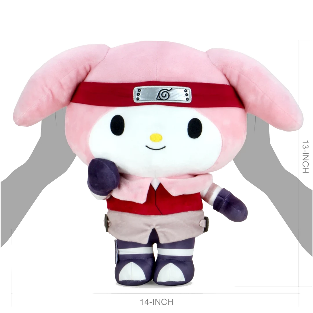 Cheap ⭐ (ONLINE) DRAGON IMPORTS & COLLECTIBLES LLC Plushes Sakura 13" - Naruto X Sanrio® My Melody™ Plush 🔥 3 (ONLINE) DRAGON IMPORTS & COLLECTIBLES LLC Plushes Sakura 13" - Naruto X Sanrio® My Melody™ Plush