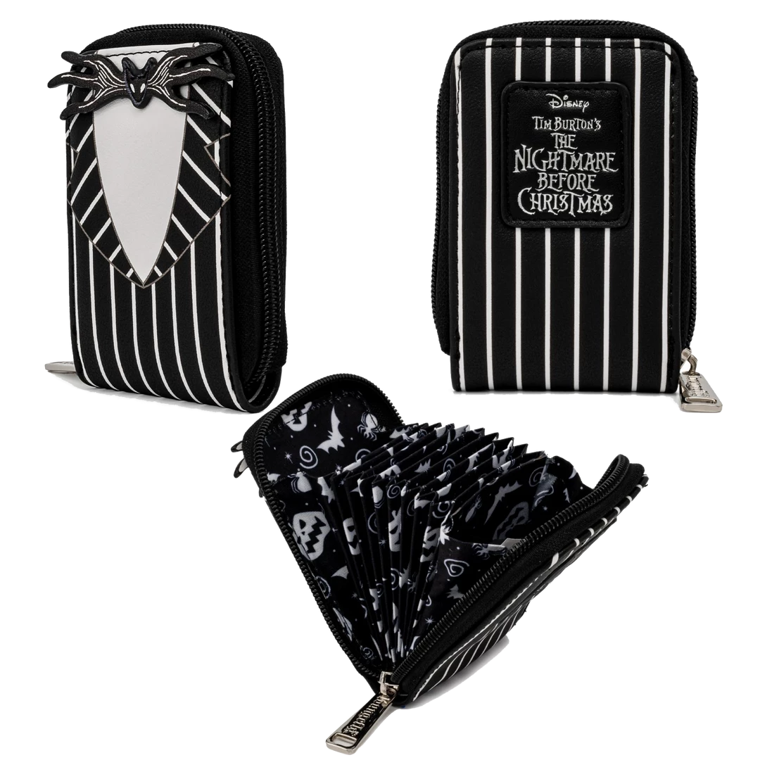 Wholesale 🥰 (ONLINE) DRAGON IMPORTS & COLLECTIBLES LLC THE NIGHTMARE BEFORE NBC JACK SKELLINGTON SUIT ACCORDIAN WALLET - LOUNGEFLY X Accessories ✨ 3 (ONLINE) DRAGON IMPORTS & COLLECTIBLES LLC THE NIGHTMARE BEFORE NBC JACK SKELLINGTON SUIT ACCORDIAN WALLET - LOUNGEFLY X Accessories
