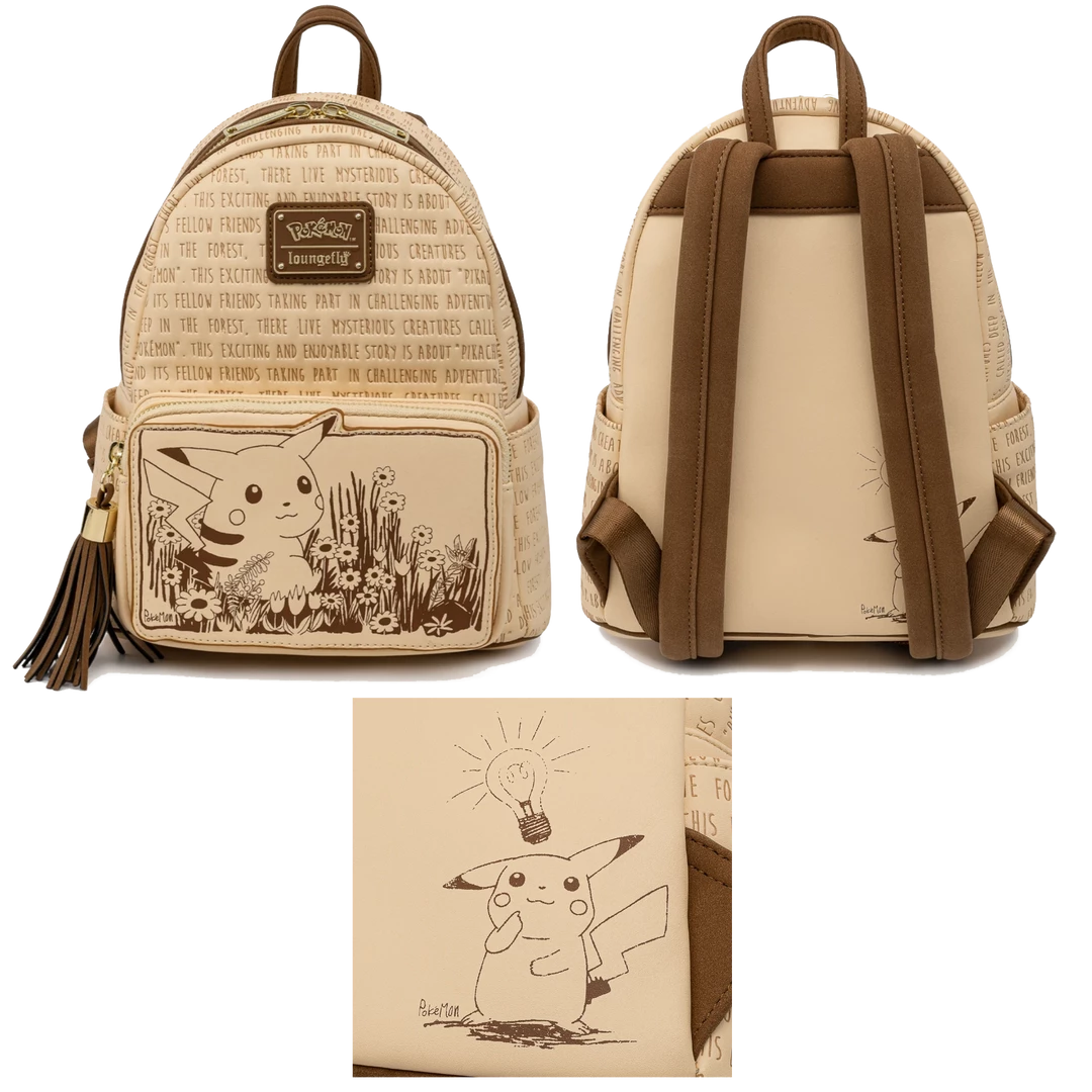 Top 10 🔔 (ONLINE) DRAGON IMPORTS & COLLECTIBLES LLC POKÉMON PIKACHU SEPIA MINI 🎒 BACKPACK X LOUNGEFLY Accessories 💯 3 (ONLINE) DRAGON IMPORTS & COLLECTIBLES LLC POKÉMON PIKACHU SEPIA MINI BACKPACK X LOUNGEFLY Accessories