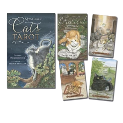 (ONLINE) DRAGON IMPORTS & COLLECTIBLES LLC Divination / ALT Culture Mystical Cats Tarot - BY LUNAEA WEATHERSTONE, MICKIE MUELLER