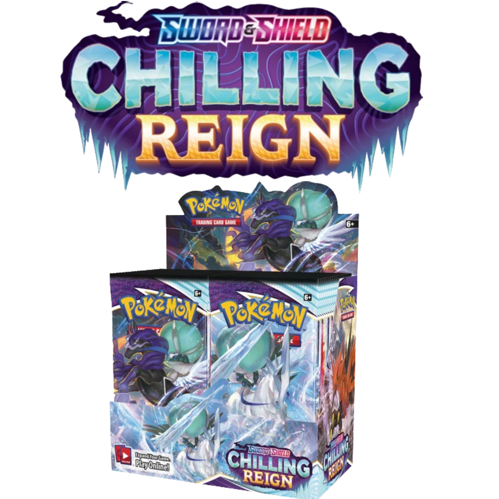 Brand new 🔔 (ONLINE) DRAGON IMPORTS & COLLECTIBLES LLC Pokemon TCG (Sword And Shield) Chilling Reign, 36 Pack Booster Box 💯 3 (ONLINE) DRAGON IMPORTS & COLLECTIBLES LLC Pokemon TCG (Sword And Shield) Chilling Reign, 36 Pack Booster Box
