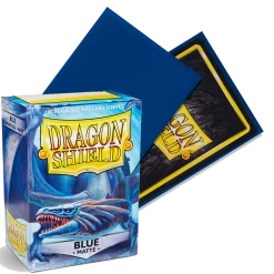 (ONLINE) DRAGON IMPORTS & COLLECTIBLES LLC (Matte Blue )Dragon Shield Card Protectors Sleeves