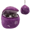 (ONLINE) DRAGON IMPORTS & COLLECTIBLES LLC ULTRA PRO: PLUSH D20 DICE BAG: PURPLE