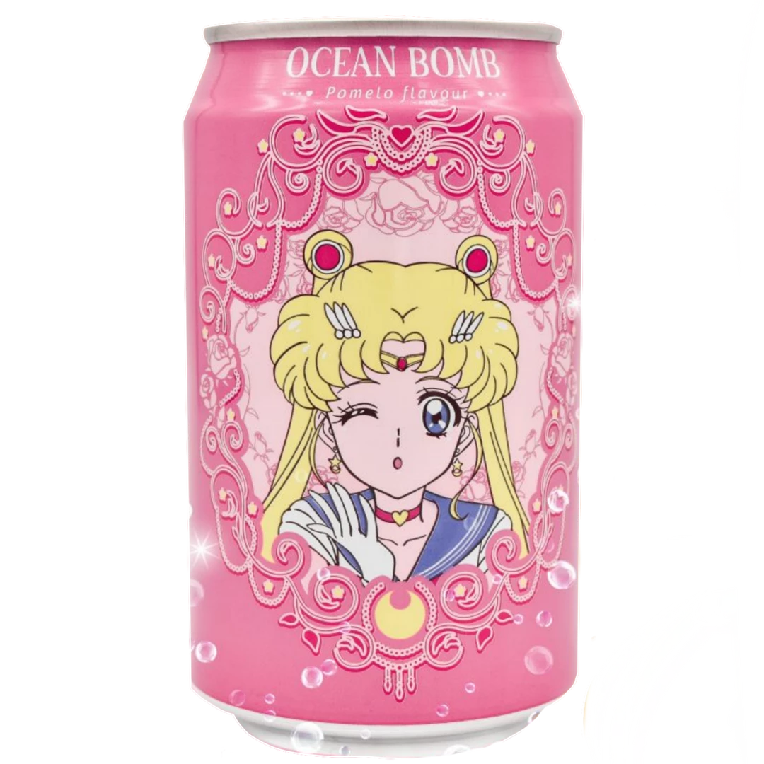 Deals ๐ฏ DRAGON IMPORTS & COLLECTIBLES LLC Sailor Moon Sparkling Water Pomelo Flavor - OCEAN BOMB SODA Food ๐ 3 DRAGON IMPORTS & COLLECTIBLES LLC Sailor Moon Sparkling Water Pomelo Flavor - OCEAN BOMB SODA Food