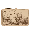 (ONLINE) DRAGON IMPORTS & COLLECTIBLES LLC Accessories Pokemon Pikachu Sepia Flap Wallet - LOUNGEFLY X