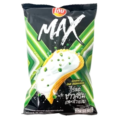 (ONLINE) DRAGON IMPORTS & COLLECTIBLES LLC Food LAY'S Potato Chips Max Sour Cream With Onion