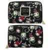 (ONLINE) DRAGON IMPORTS & COLLECTIBLES LLC BEETLEJUICE AOP ZIP AROUND WALLET - LOUNGEFLY X Accessories
