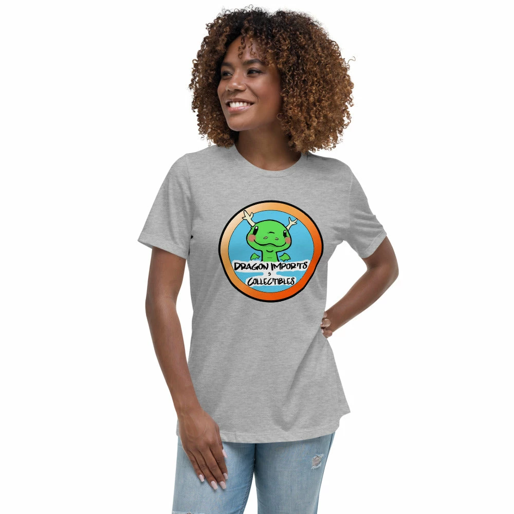 Cheap π Dragon Imports And Collectibles - Funko, Pokemon, Board Games And More! Store Swag Dragon Imports Logo - π© Women's Relaxed T-Shirt π 6 Dragon Imports And Collectibles - Funko, Pokemon, Board Games And More! Store Swag Dragon Imports Logo - Women's Relaxed T-Shirt