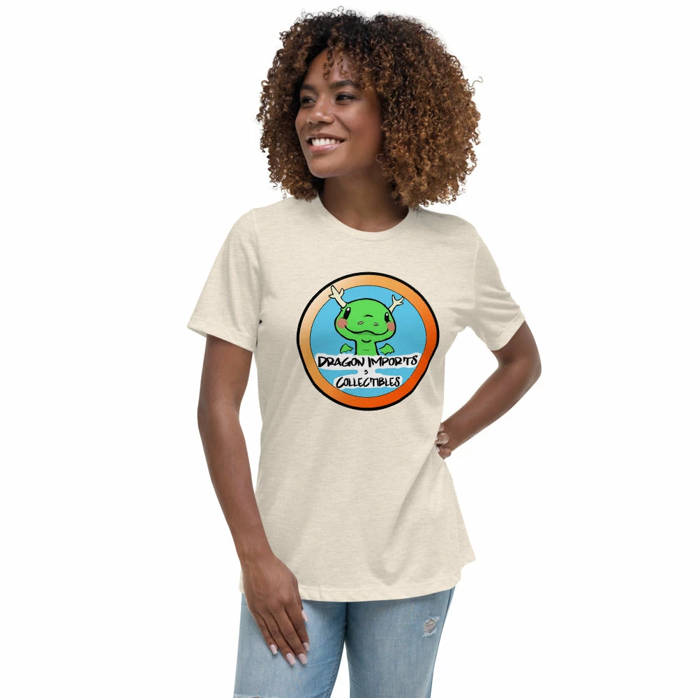 Cheap π Dragon Imports And Collectibles - Funko, Pokemon, Board Games And More! Store Swag Dragon Imports Logo - π© Women's Relaxed T-Shirt π 9 Dragon Imports And Collectibles - Funko, Pokemon, Board Games And More! Store Swag Dragon Imports Logo - Women's Relaxed T-Shirt
