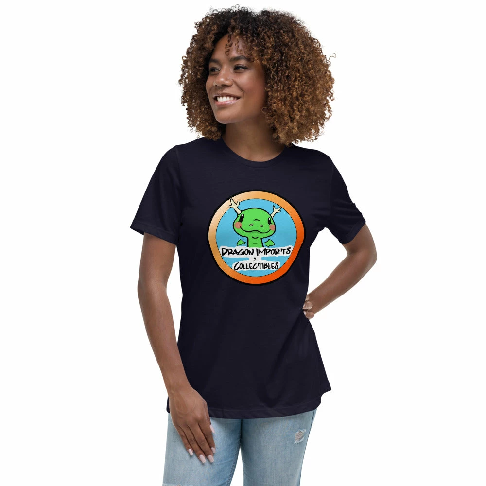 Cheap π Dragon Imports And Collectibles - Funko, Pokemon, Board Games And More! Store Swag Dragon Imports Logo - π© Women's Relaxed T-Shirt π 3 Dragon Imports And Collectibles - Funko, Pokemon, Board Games And More! Store Swag Dragon Imports Logo - Women's Relaxed T-Shirt