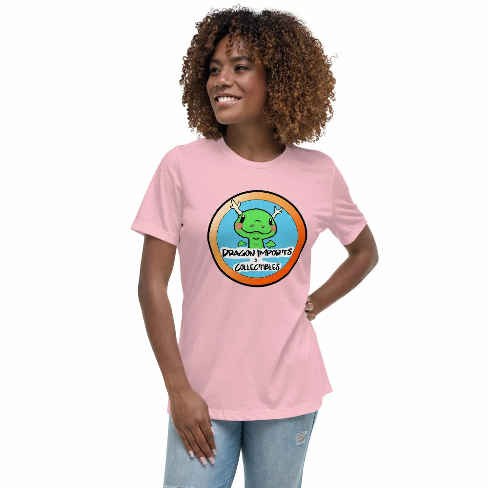 Cheap π Dragon Imports And Collectibles - Funko, Pokemon, Board Games And More! Store Swag Dragon Imports Logo - π© Women's Relaxed T-Shirt π 8 Dragon Imports And Collectibles - Funko, Pokemon, Board Games And More! Store Swag Dragon Imports Logo - Women's Relaxed T-Shirt